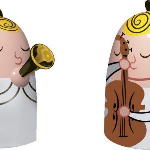 Alessi AMGI26SET1 - Figuritas de ángeles músicos