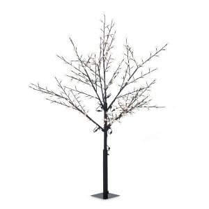 Blumfeldt Hanami WW 180 • decoración navideña • árbol de luces • iluminación exterior • 336 LED • blanco cálido • bajo consumo de energía • 1,8 m • ramas flexibles • cable de 10 m • negro [Clase de eficiencia energética A]