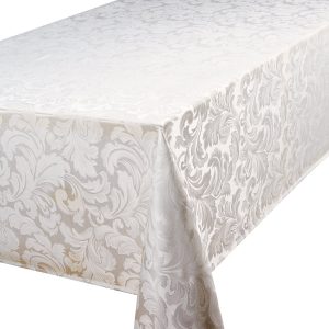 Premier Home Creations Cadiz - Mantel Rectangular (132 x 177,8 cm), Color Blanco