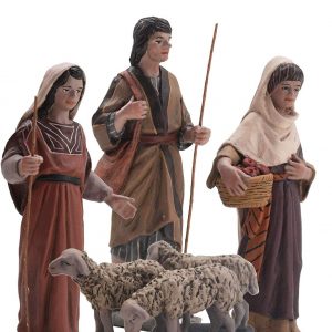 Figura Belen J.L.Mayo Serie 11 cms. Grupo pastores y rebaño - BEL919