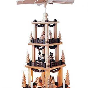 La Navidad de la pirámide 59 montañas del mineral de la pirámide de la tabla de la pirámide de la Navidad del cm NUEVAS