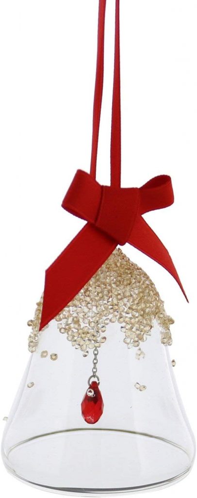Decoración Campana de Navidad, Golden Shadow, pequeña