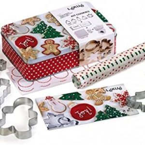 Lékué - Kit para hacer galletas de Navidad